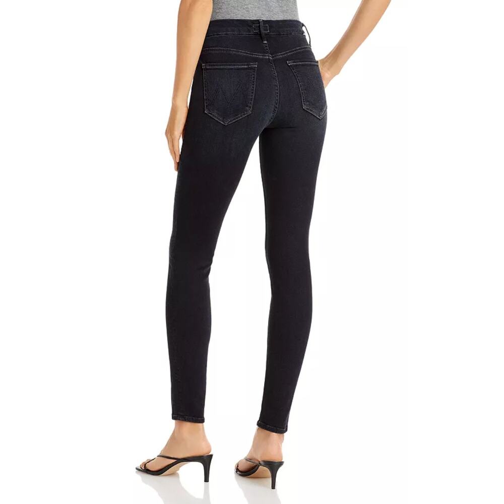 Mother Denim High Waisted Looker Skinny Jeans in Coffee, Tea, or Me? Size 26 - Picture 4 of 10